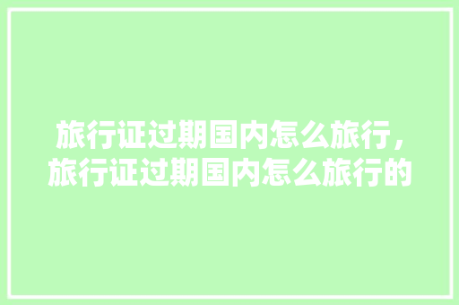 旅行证过期国内怎么旅行，旅行证过期国内怎么旅行的。