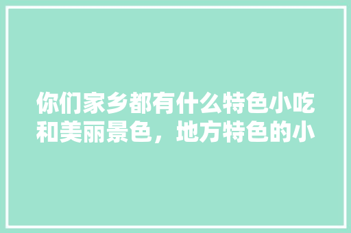你们家乡都有什么特色小吃和美丽景色，地方特色的小吃作文