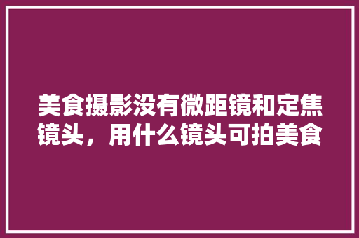 美食摄影没有微距镜和定焦镜头，用什么镜头可拍美食照？该怎么拍？注:相机是C画幅，地方特色美食绘画 美食摄影没有微距镜和定焦镜头，用什么镜头可拍美食照？该怎么拍？注:相机是C画幅，地方特色美食绘画 家居窍门