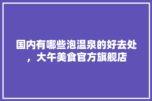 国内有哪些泡温泉的好去处，大午美食官方旗舰店