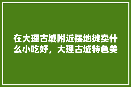 在大理古城附近摆地摊卖什么小吃好,大理古城特色美食小吃 美食推荐 在大理古城附近摆地摊卖什么小吃好,大理古城特色美食小吃 在大理古城附近摆地摊卖什么小吃好,大理古城特色美食小吃 美食推荐