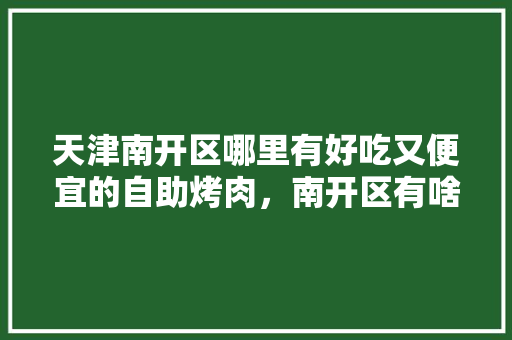 天津南开区哪里有好吃又便宜的自助烤肉，南开区有啥好吃的 天津南开区哪里有好吃又便宜的自助烤肉，南开区有啥好吃的 旅行资讯
